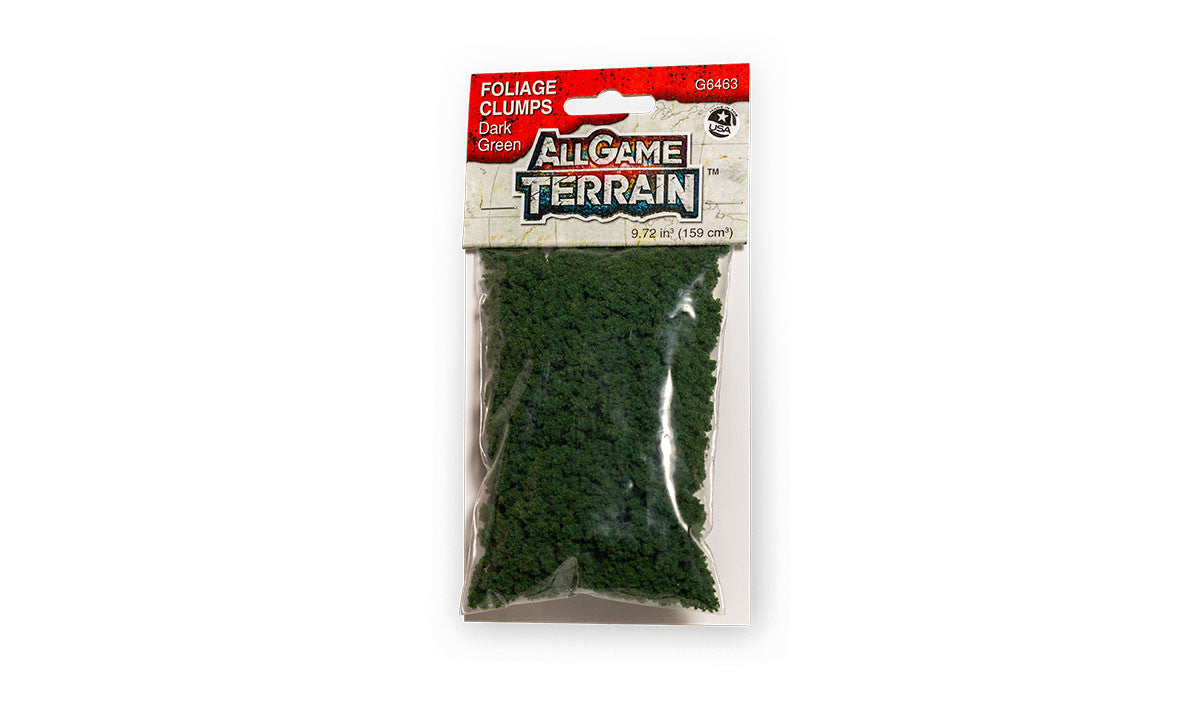 G6463 All Game Terrain | Foliage Clumps | Dark Green