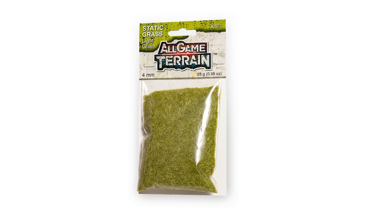 G6571 Static Grass - 4mm Light Green