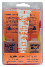 1001 Complete Kit: 102 Gear Lube 106 Grease 107 Med. Oil