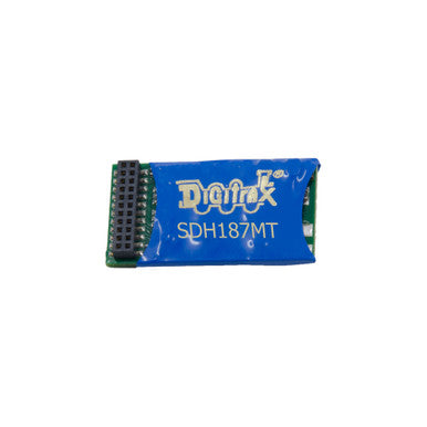 Digitrax SDH187MT Series 7 SoundFX v3 Mobile Decoder with 21MTC interface (replaced SDH186MT)