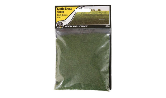 FS617 Static Grass - 4mm Dark Green