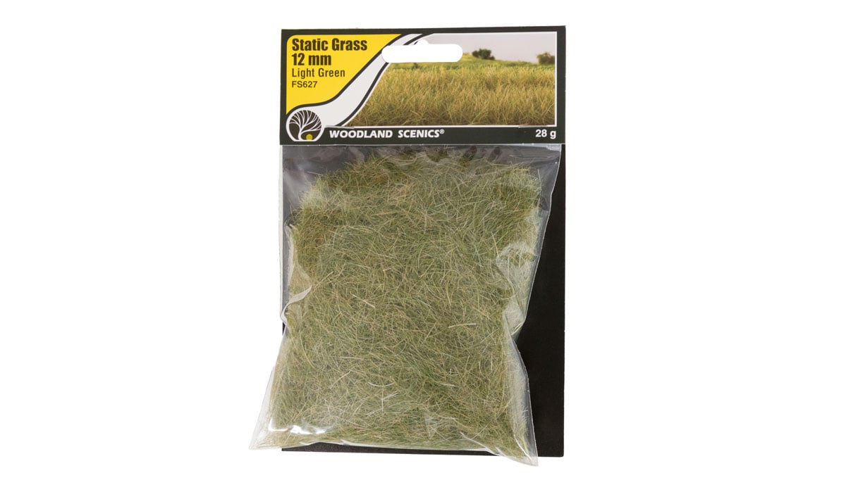 FS627 Static Grass - 12mm Light Green