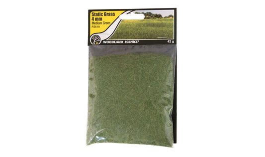 FS618 Static Grass - 4mm Medium Green