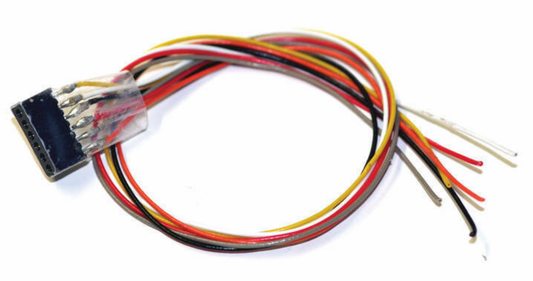 ESU 51951 Cable Harness 6-pin plug, NEM651, DCC Color, 300mm