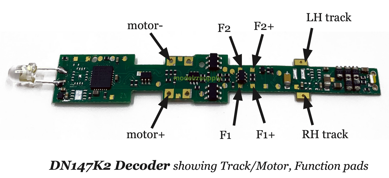 Digitrax DN147K2 Mobile Decoder - Kato "K2" style