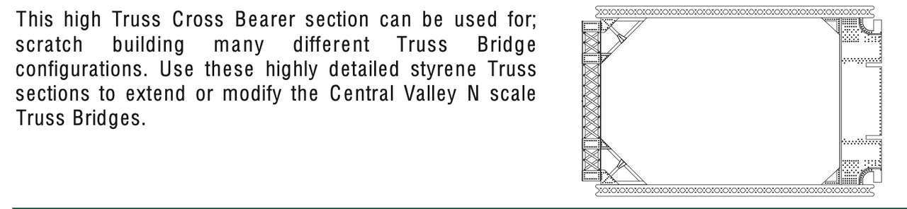 1814 N Truss Bridge Cross Bearer & Brace Parts