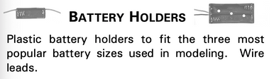 800-9611 BH-1 Battery Holder for 1 AA Battery