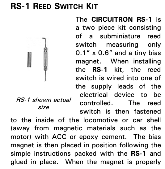 800-9101 RS-1 Hidden Access SwiTC