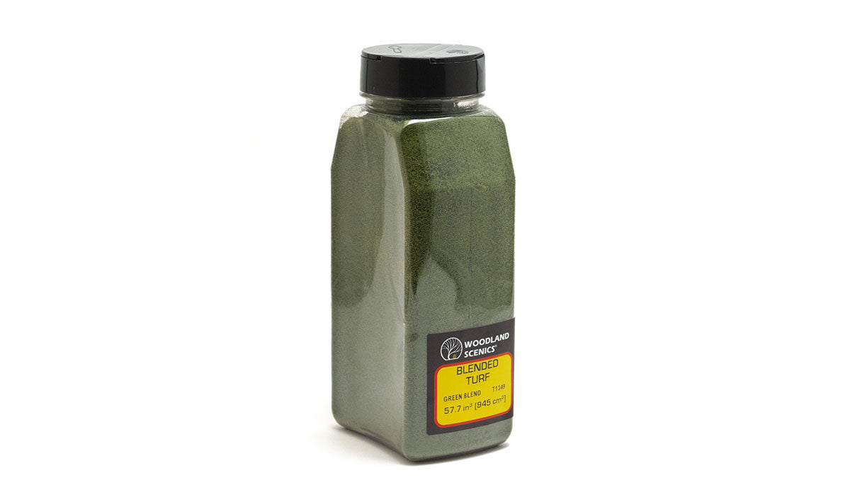 Woodland Scenics T1349 - Blended Turf - Green Blend - Shaker (WOO1349)