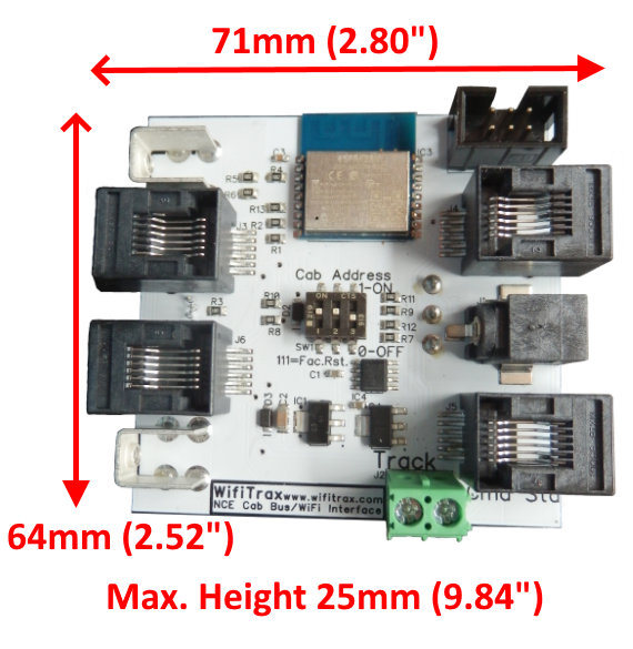 WFD-31 NCE PCP/UTP Cab Bus Wi-Fi Interface