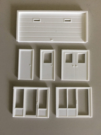 HO Assorted Doors & Windows