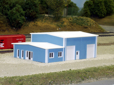 N Contractors Building | Blue