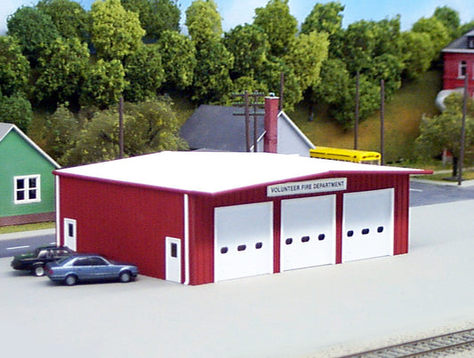 HO Firestation | Red