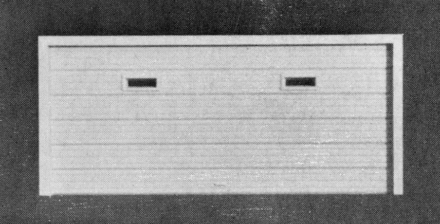 HO Two Car Garage Door | 2pk