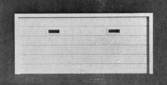 HO Two Car Garage Door | 2pk