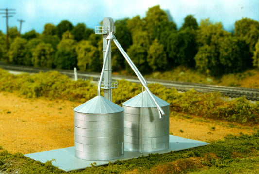 Grain bins not included.