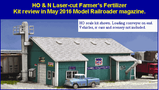 2007 HO Farmer's Fertilizer Supply - Laser cut kit