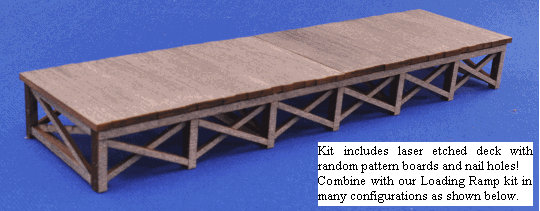 172 HO Wooden Loading Dock