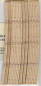 126 HO Laser-cut wood curved 2 lane17"-19" radius Grade Crossing