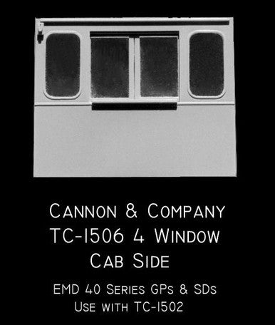 TC-1506 Spartan Cab Sides - 4 Window 35/40