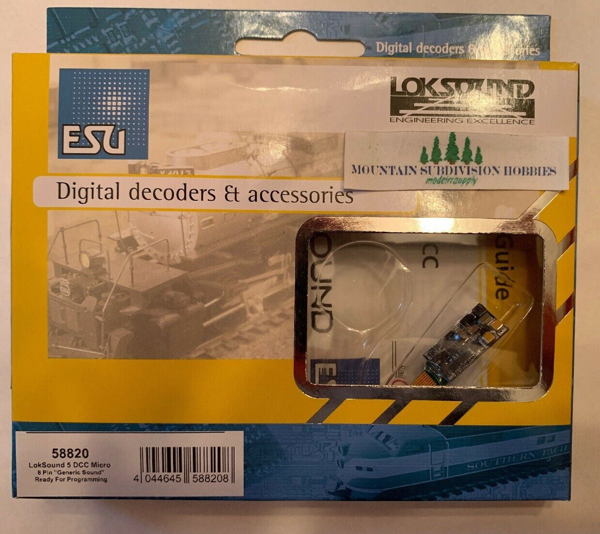 58820 Loksound 5 DCC Micro 8 Pin Sound Decoder (NMRA 8 pin)