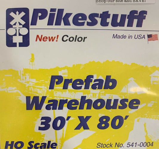 4 HO Pre-Fab Warehouse (kit)