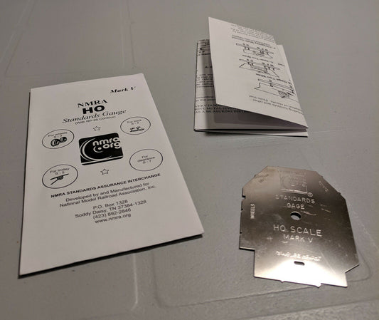 HO Standards Gauge Mark V - Current Version in NMRA packaging