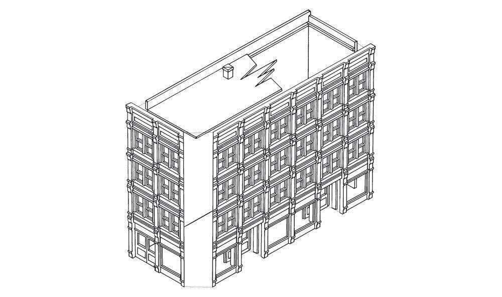 DPM 11900 M.T. Arms Hotel - HO Scale Kit