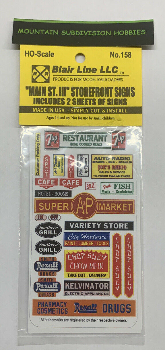 158 Main St. Storefront Signs #3