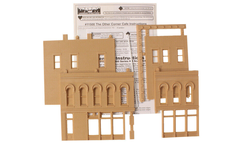 Woodland Scenics DPM 11500 - HO Building Kit - The Other Corner Cafe