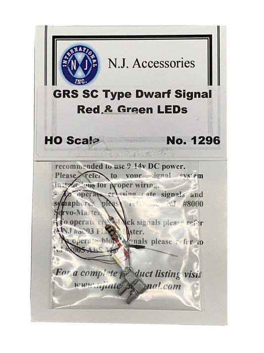 1296 GRS SC Dwarf Signal - Silver Red/green LED's