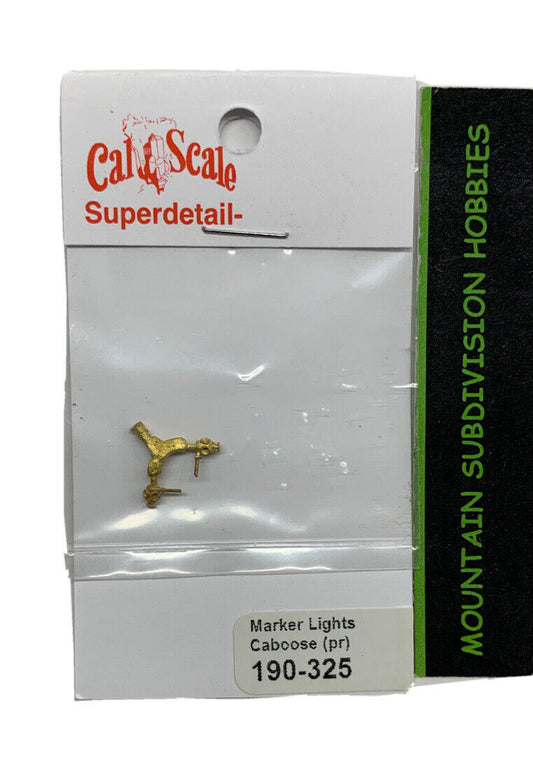 190-325 HO Marker Light Standard Caboose (less jewels) ~ pkg/2