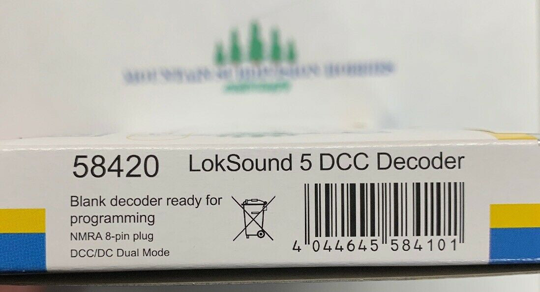 58420 Loksound 5 DCC 8 Pin Sound Decoder NEM652 (NMRA 8 Pin)