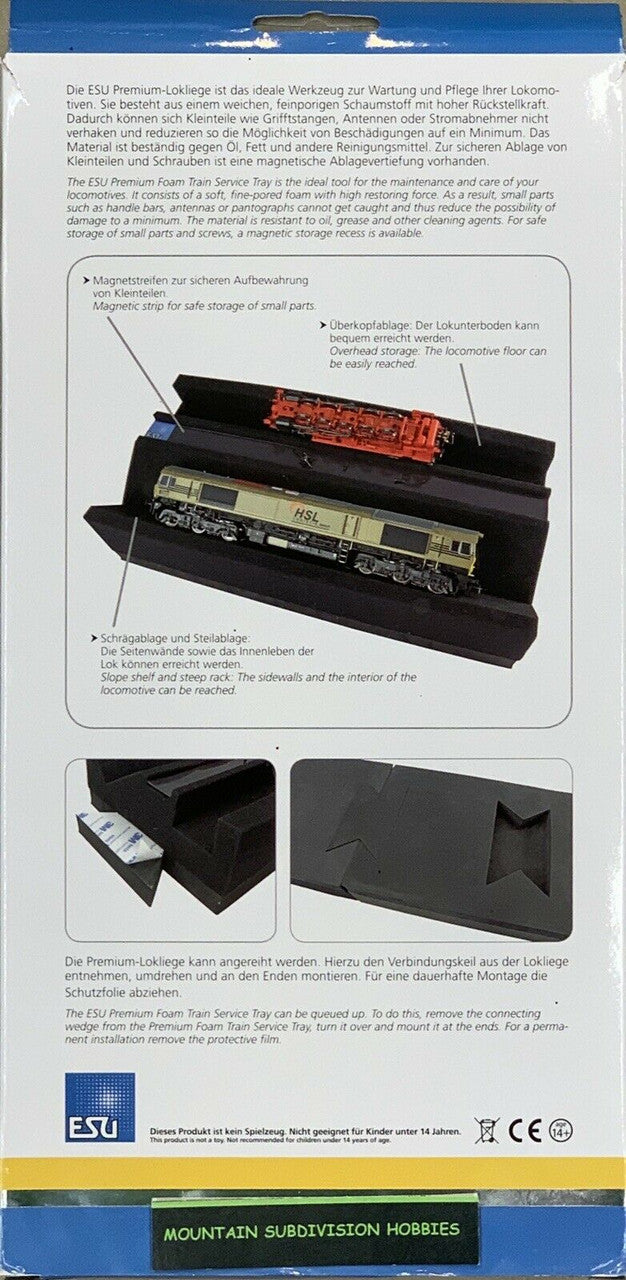 41010 Premium Foam Train Service Tray / Cradle with magnet bar