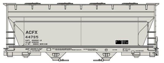 2220 HO ACF 2-Bay Covered Hopper ACFX #44795 | Kit
