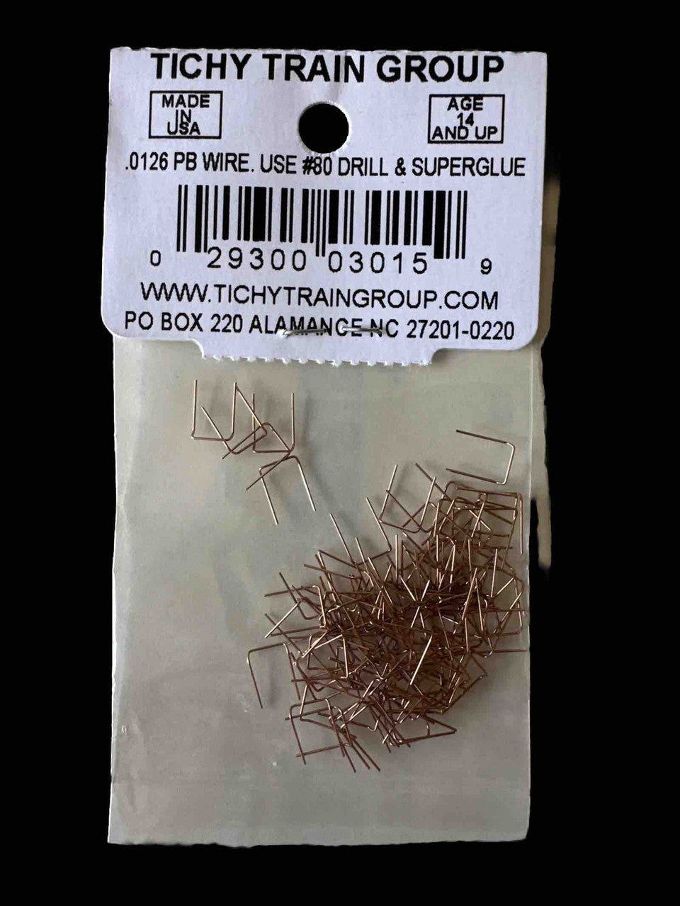 #3015 HO 18" Drop Grabirons | Phosphor Bronze | 100 pack