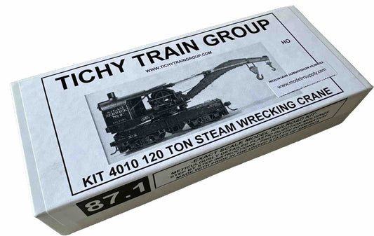 #4010 120 Ton Brownhoist Wrecking Crane | HO Scale | Kit