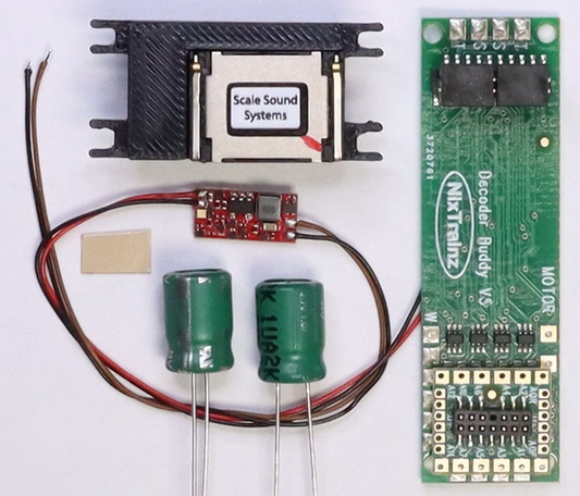 NTZ501 Scale Trains Conversion Kit - Scale Sound Speaker, Decoder Buddy, PowerBridge