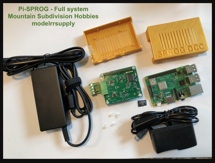 Pi-Sprog Full Package DCC System Raspberry Pi with case