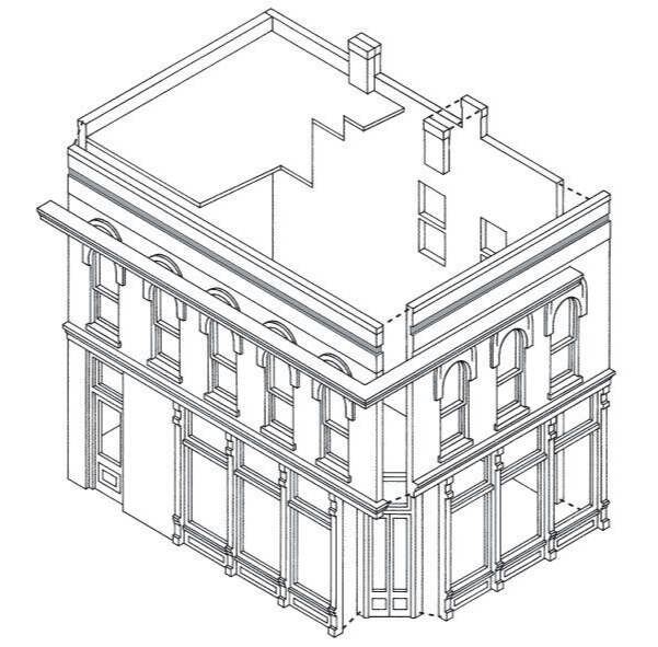 Woodland Scenics DPM 11500 - HO Building Kit - The Other Corner Cafe