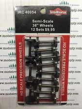40054 36" .088" Semi-Scale Wheelsets (12 pack)