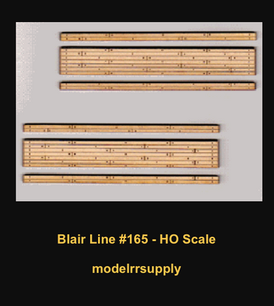 165 HO Laser-cut 2-lane Wood Grade Crossing
