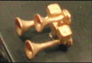 190-640 HO Nathan P3 P3U Air Horn (Brass) 1/pkg