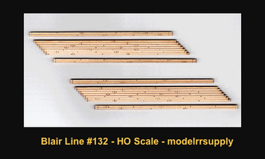 132 HO Laser-cut wood 2-lane angled (L) Grade Crossing