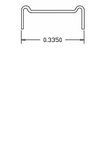 190-511 HO Ladder Grab Irons .012" Wire 12Pk