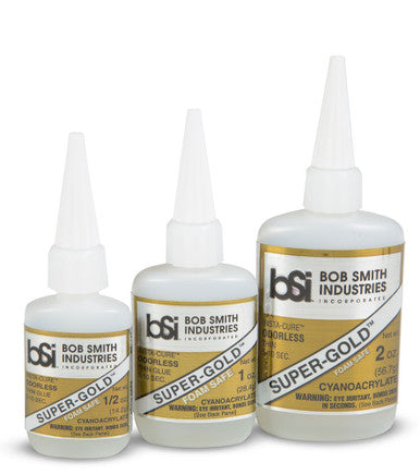 122 Super-Gold Cyanoacrylate Glue | Foam Safe | Odorless | Thin | 1 oz