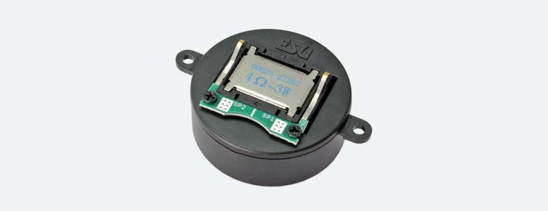 50349 Speaker D=28mm x 11mm | Round | 4 Ohm | Passive Radiator
