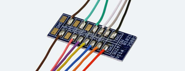 53953 Adapter board | 24-pin E24 socket to open wires